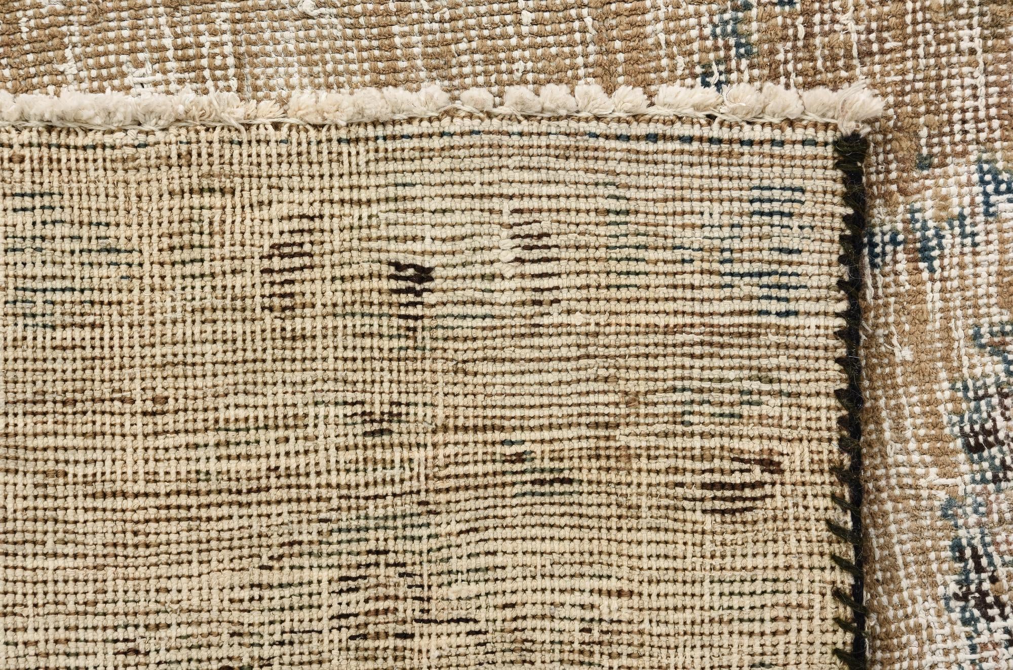 6' 8 x 8' 5 Hand Knotted Ultra Vintage Persian Wool Rug