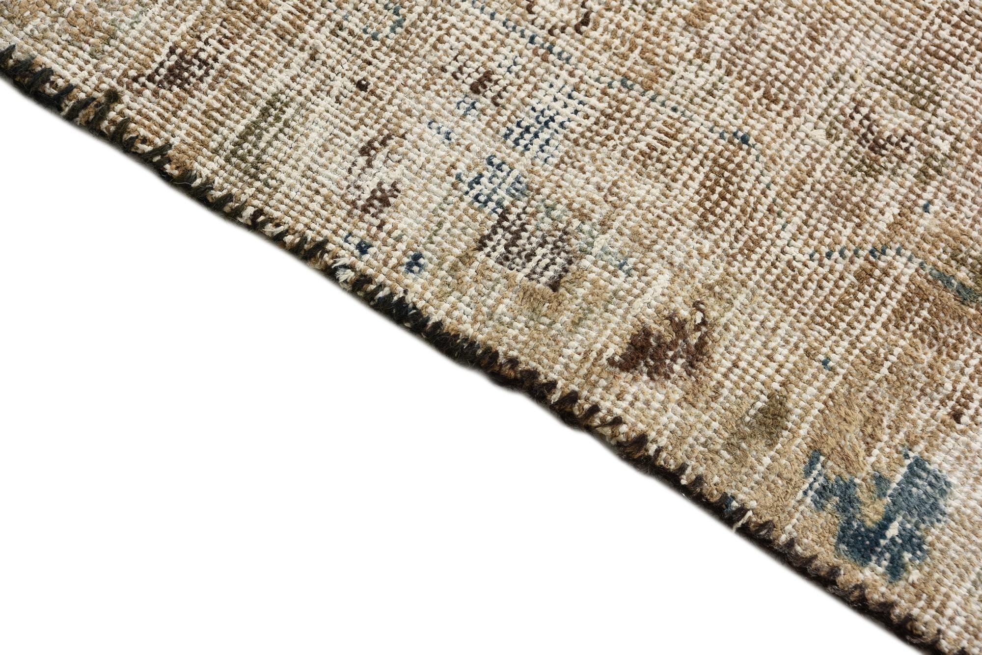 6' 8 x 8' 5 Hand Knotted Ultra Vintage Persian Wool Rug