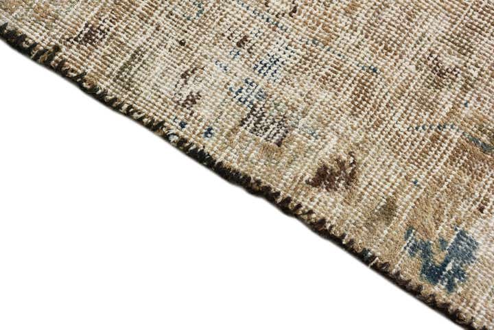 205cm x 255cm Handgeknoopt Ultra Vintage Perzisch Wol Vloerkleed