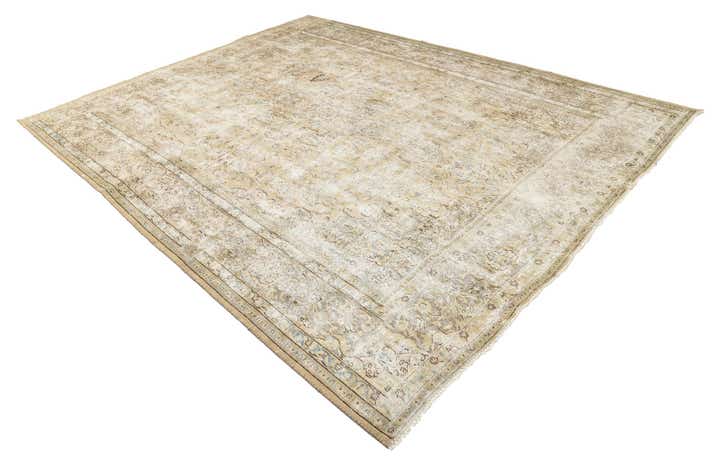 285cm x 385cm anudado a mano Ultra Vintage Alfombra Persa Lana