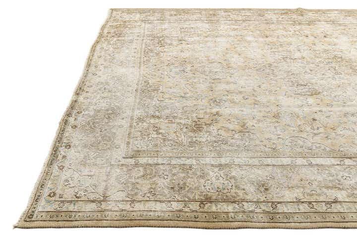 285cm x 385cm anudado a mano Ultra Vintage Alfombra Persa Lana