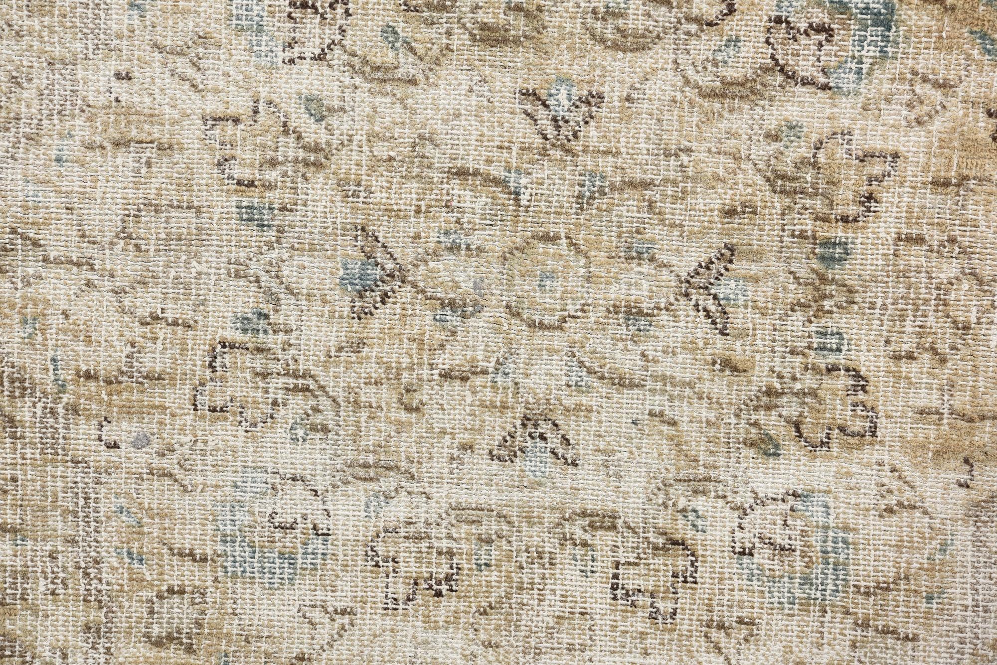 9' 5 x 12' 8 Hand Knotted Ultra Vintage Persian Wool Rug