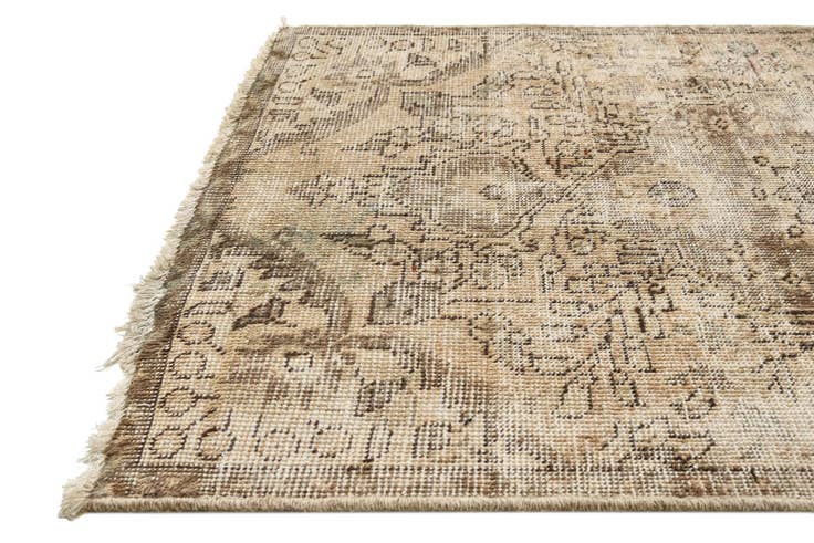 Detail image of 90cm x 140cm anudado a mano Ultra Vintage Alfombra Persa Lana