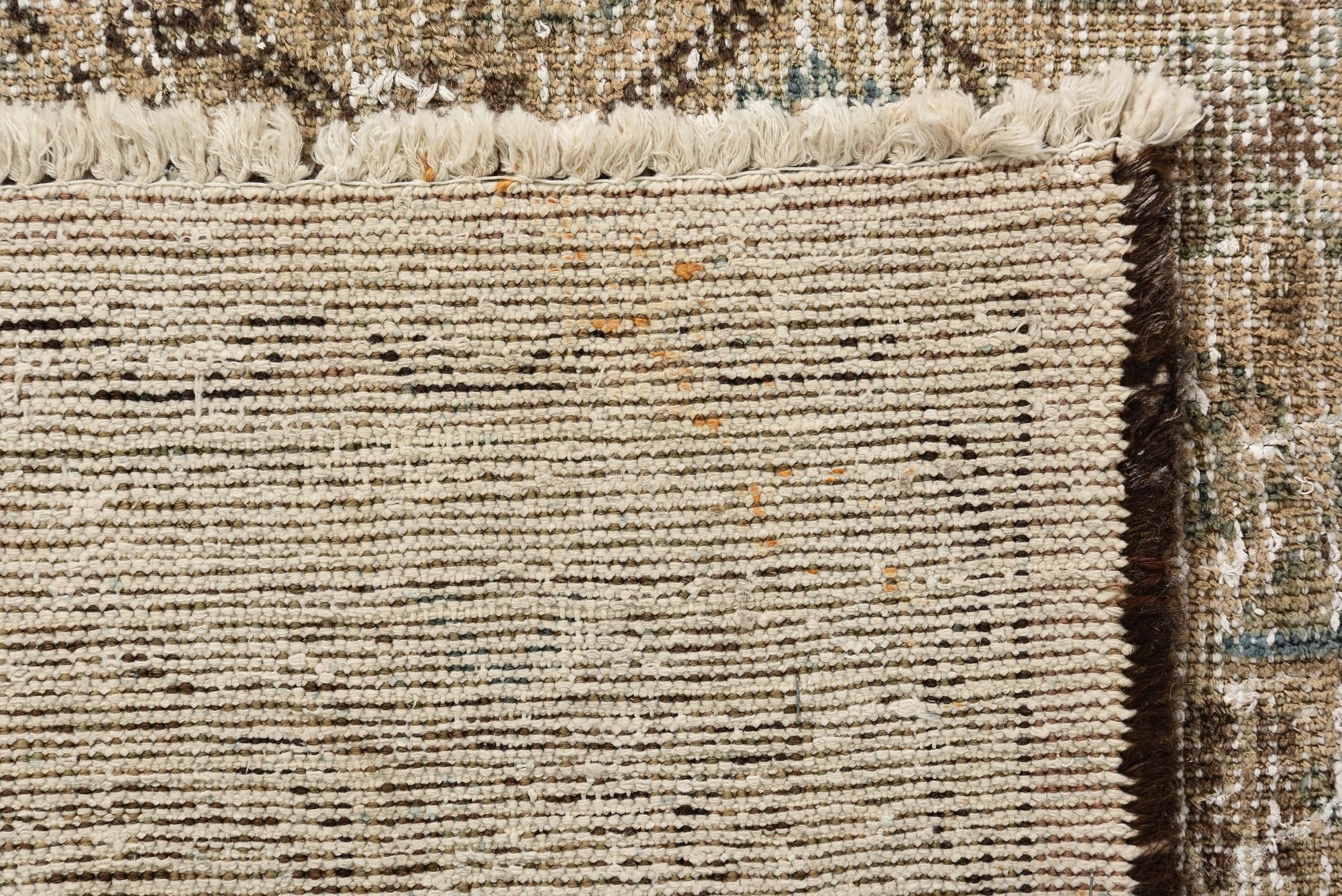 6' 7 x 10' Hand Knotted Ultra Vintage Persian Wool Rug