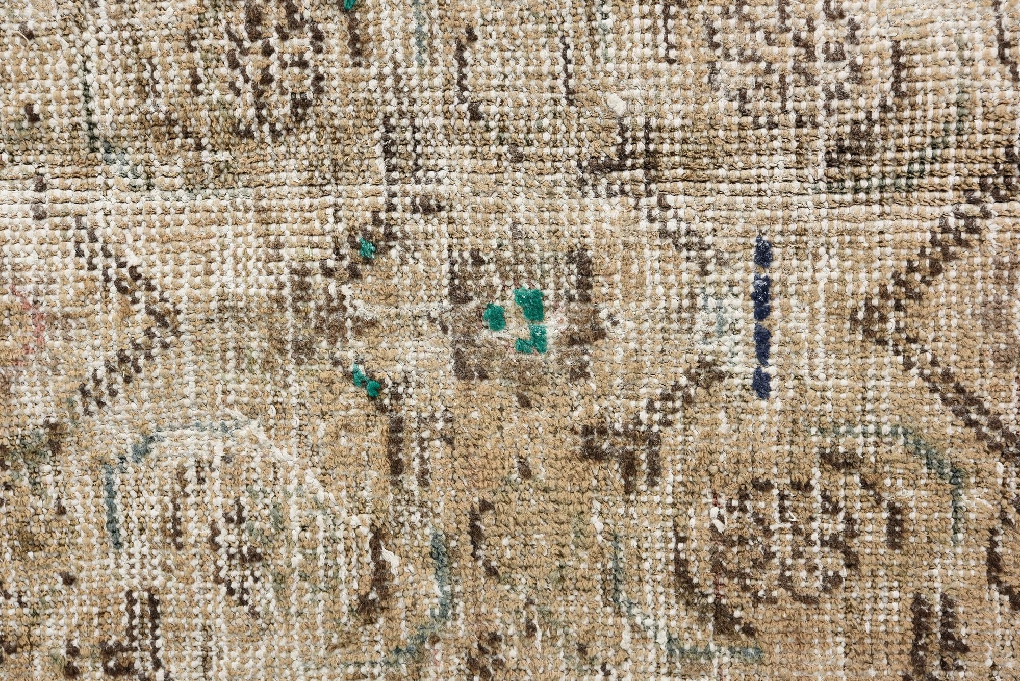 6' 7 x 10' Hand Knotted Ultra Vintage Persian Wool Rug