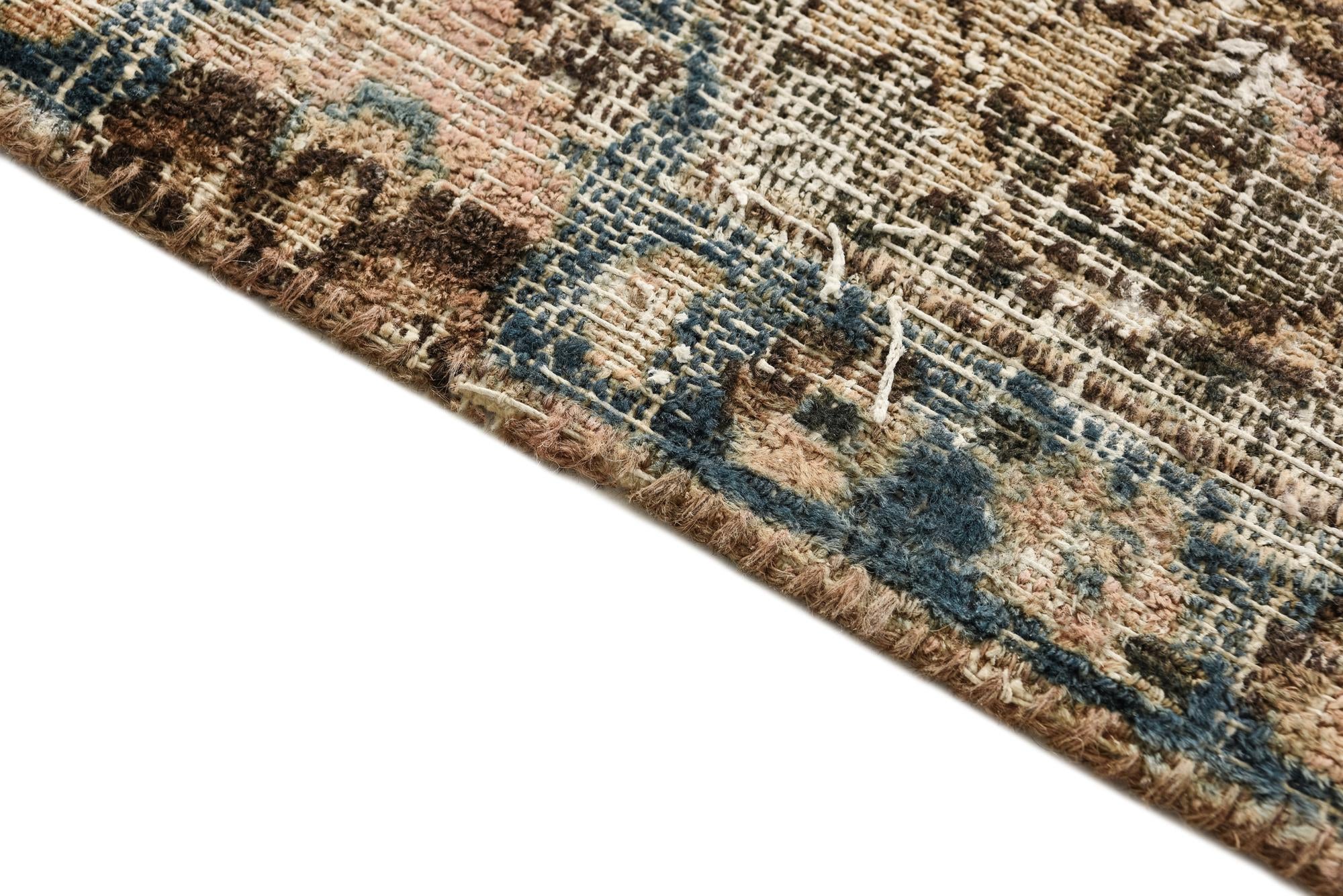 7' 2 x 10' 7 Hand Knotted Ultra Vintage Persian Wool Rug
