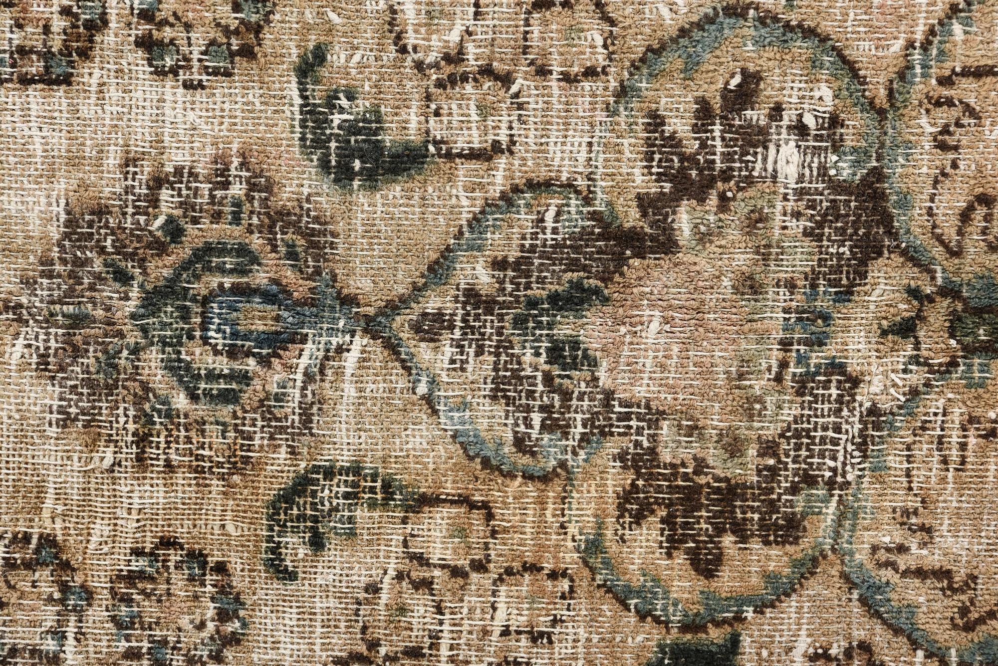 7' 2 x 10' 7 Hand Knotted Ultra Vintage Persian Wool Rug