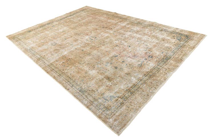 Detail image of 8' 1 x 11' 2 Hand Knotted Ultra Vintage Persian Wool Rug