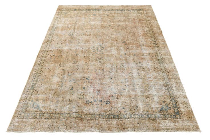 Detail image of 8' 1 x 11' 2 Hand Knotted Ultra Vintage Persian Wool Rug