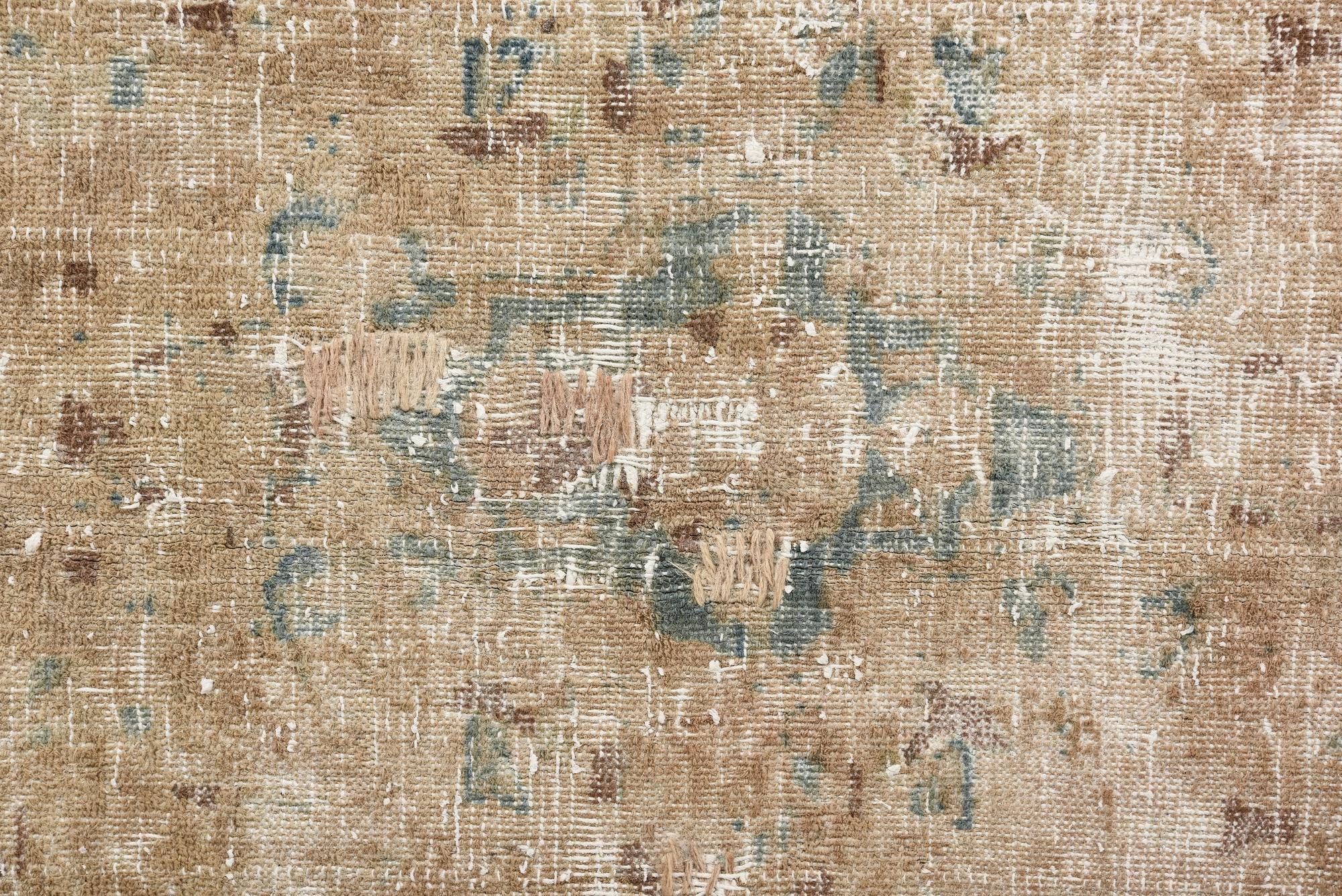 8' 1 x 11' 2 Hand Knotted Ultra Vintage Persian Wool Rug