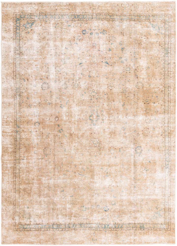 8' 1 x 11' 2 Hand Knotted Ultra Vintage Persian Wool Rug