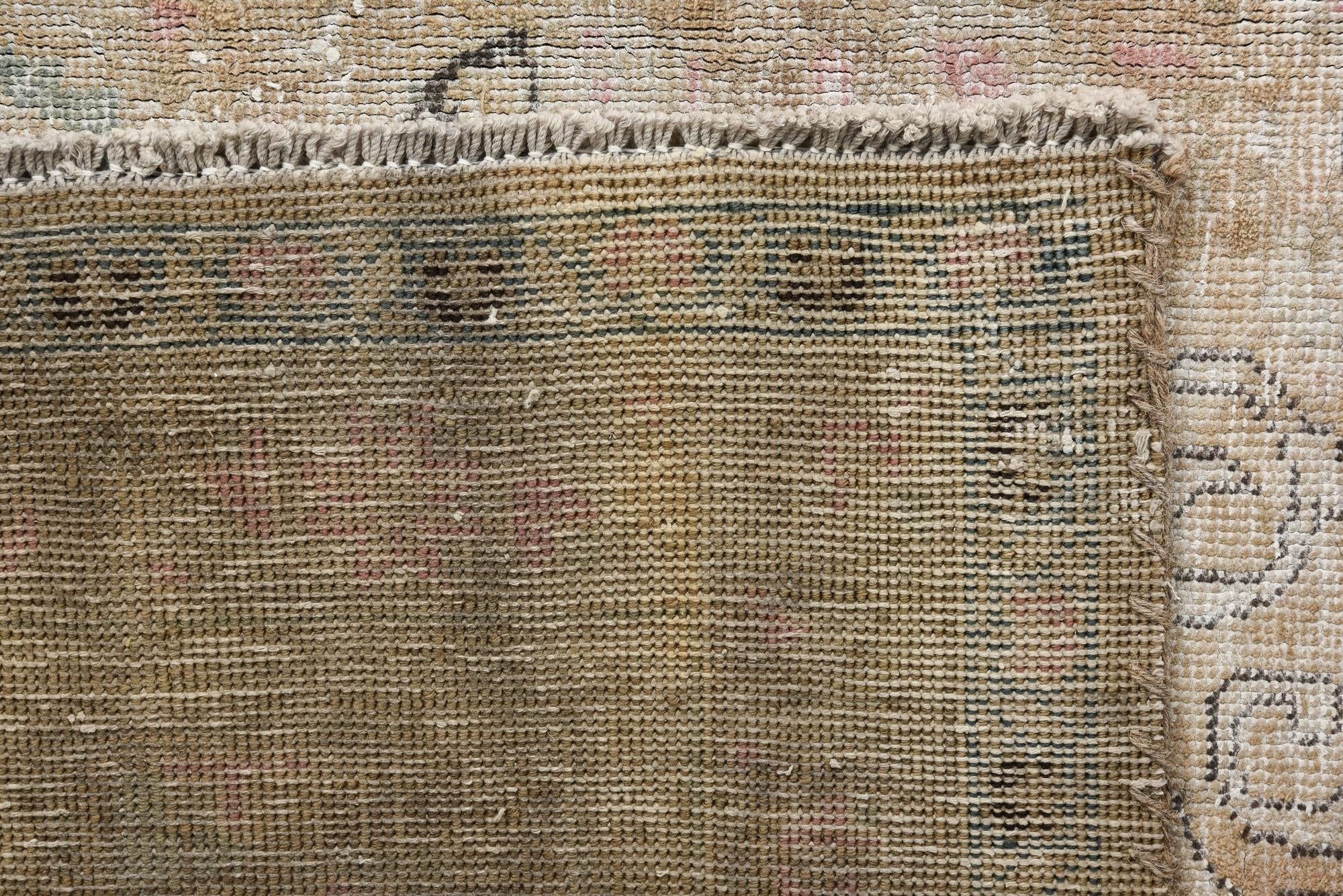 9' 10 x 13' Hand Knotted Ultra Vintage Persian Wool Rug