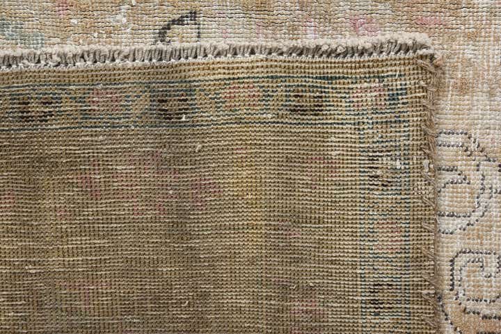9' 10 x 13' Hand Knotted Ultra Vintage Persian Wool Rug
