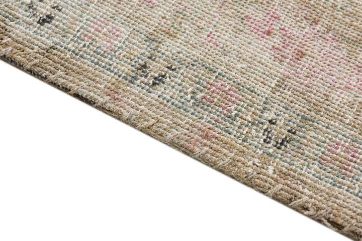 9' 10 x 13' Hand Knotted Ultra Vintage Persian Wool Rug