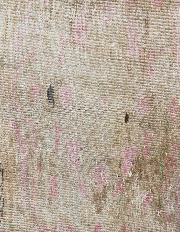 Detail image of 9' 10 x 13'  Hand Knotted Ultra Vintage Persian Wool Rug