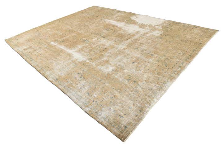 295cm x 380cm Handgeknoopt Ultra Vintage Perzisch Wol Vloerkleed