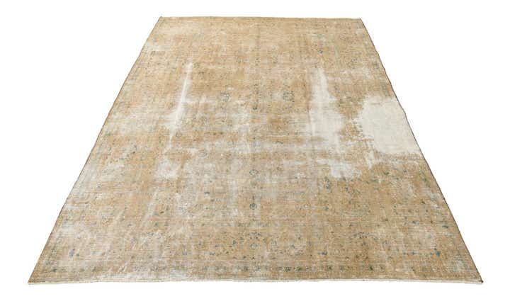 295cm x 380cm Handgeknoopt Ultra Vintage Perzisch Wol Vloerkleed