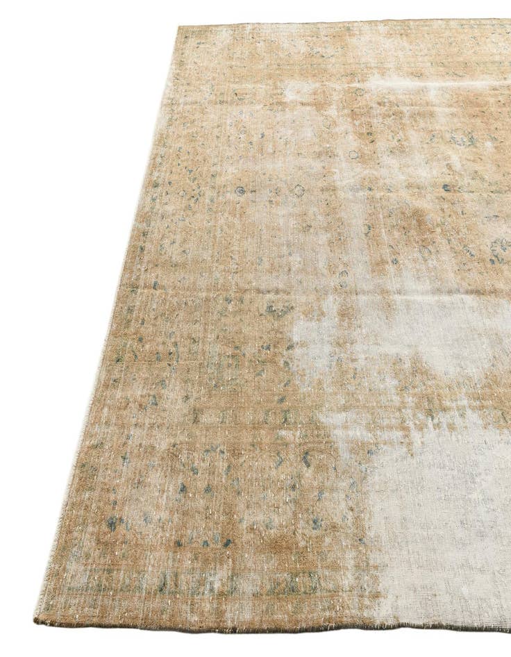 Detail image of 9' 9 x 12' 6  Hand Knotted Ultra Vintage Persian Wool Rug