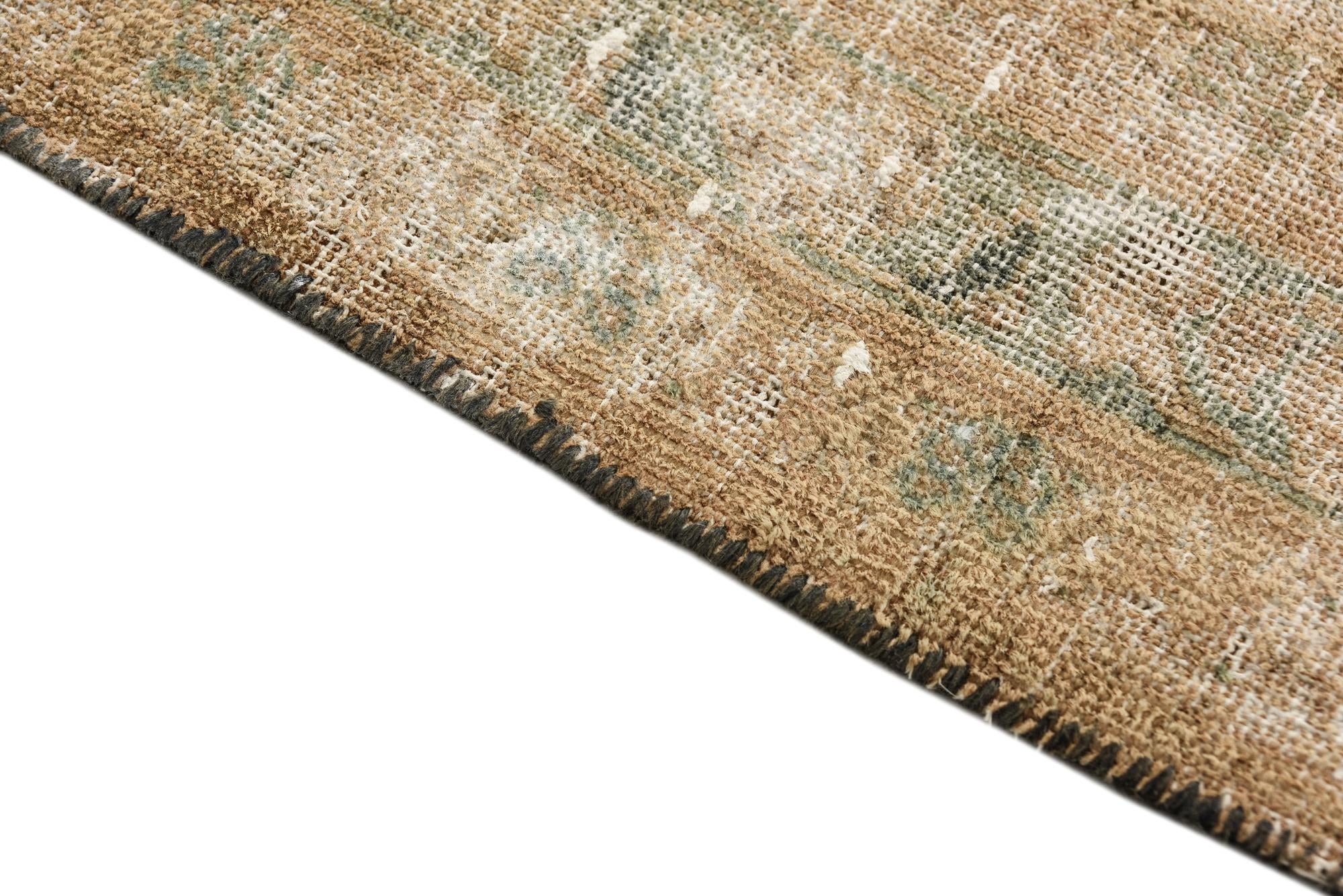 9' 9 x 12' 6 Hand Knotted Ultra Vintage Persian Wool Rug