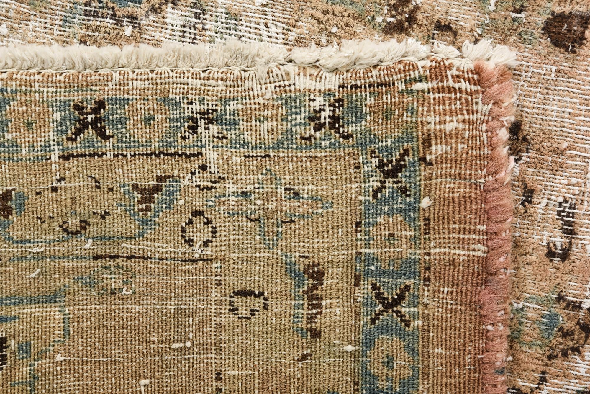 300cm x 365cm anudado a mano Ultra Vintage Alfombra Persa Lana