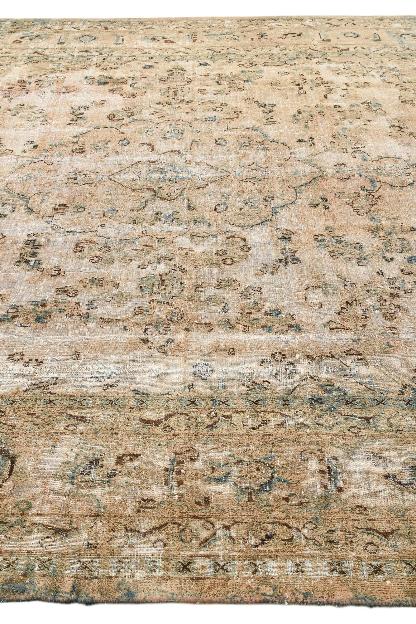 300cm x 365cm anudado a mano Ultra Vintage Alfombra Persa Lana
