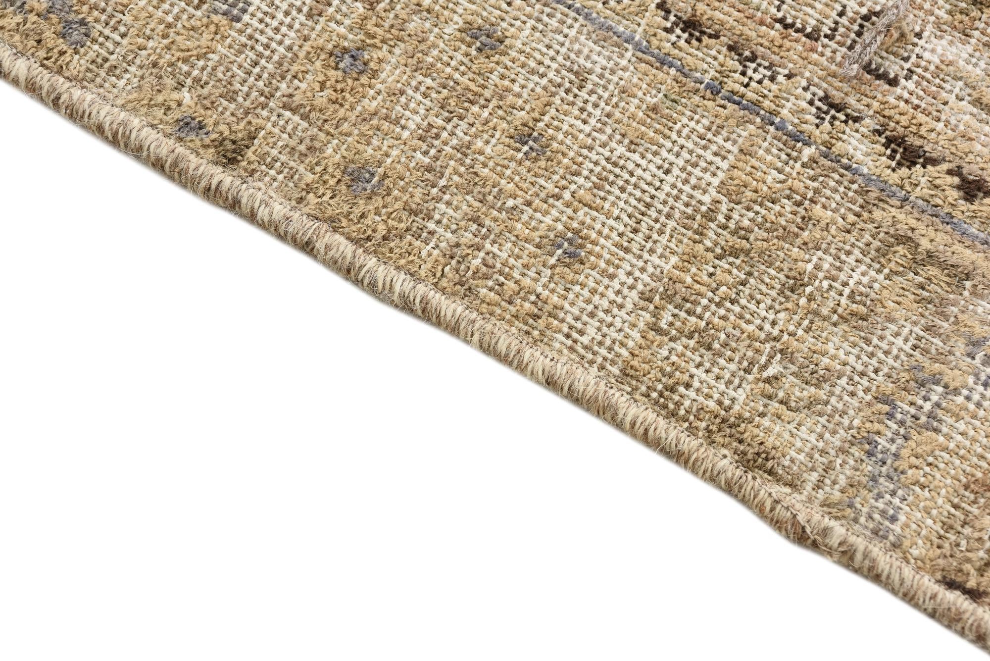 5' 7 x 8' 9 Hand Knotted Ultra Vintage Persian Wool Rug