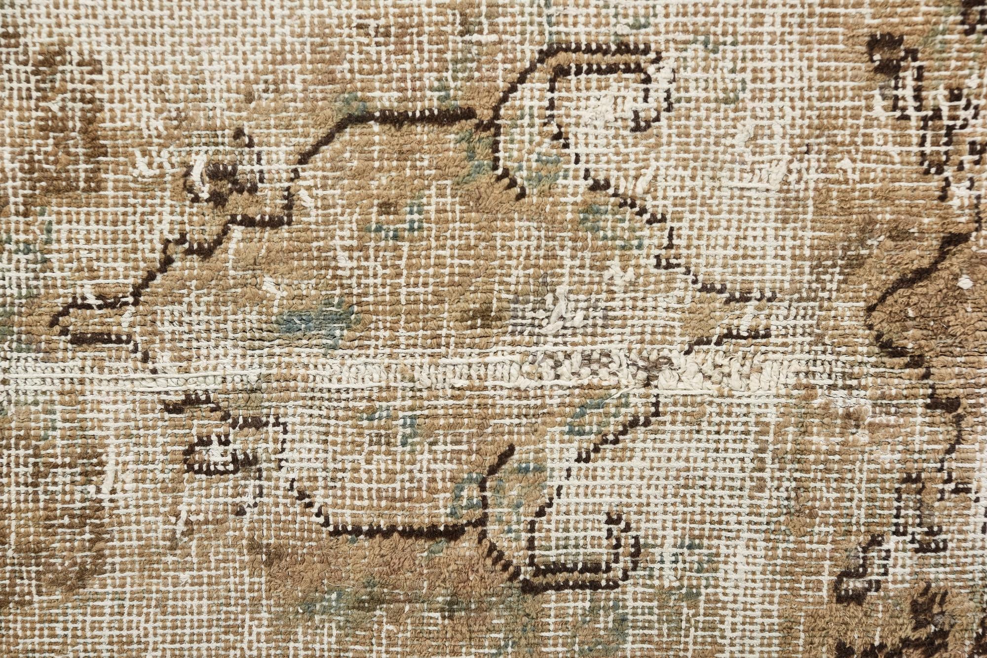 5' 7 x 8' 9 Hand Knotted Ultra Vintage Persian Wool Rug