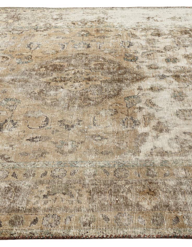 Detail image of 7' x 9' 8  Hand Knotted Ultra Vintage Persian Wool Rug