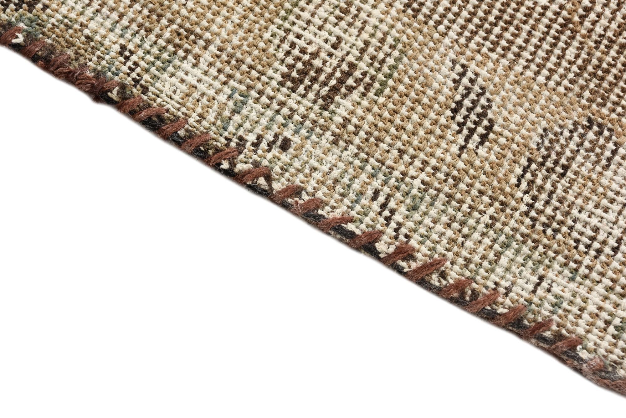 7' x 9' 8 Hand Knotted Ultra Vintage Persian Wool Rug