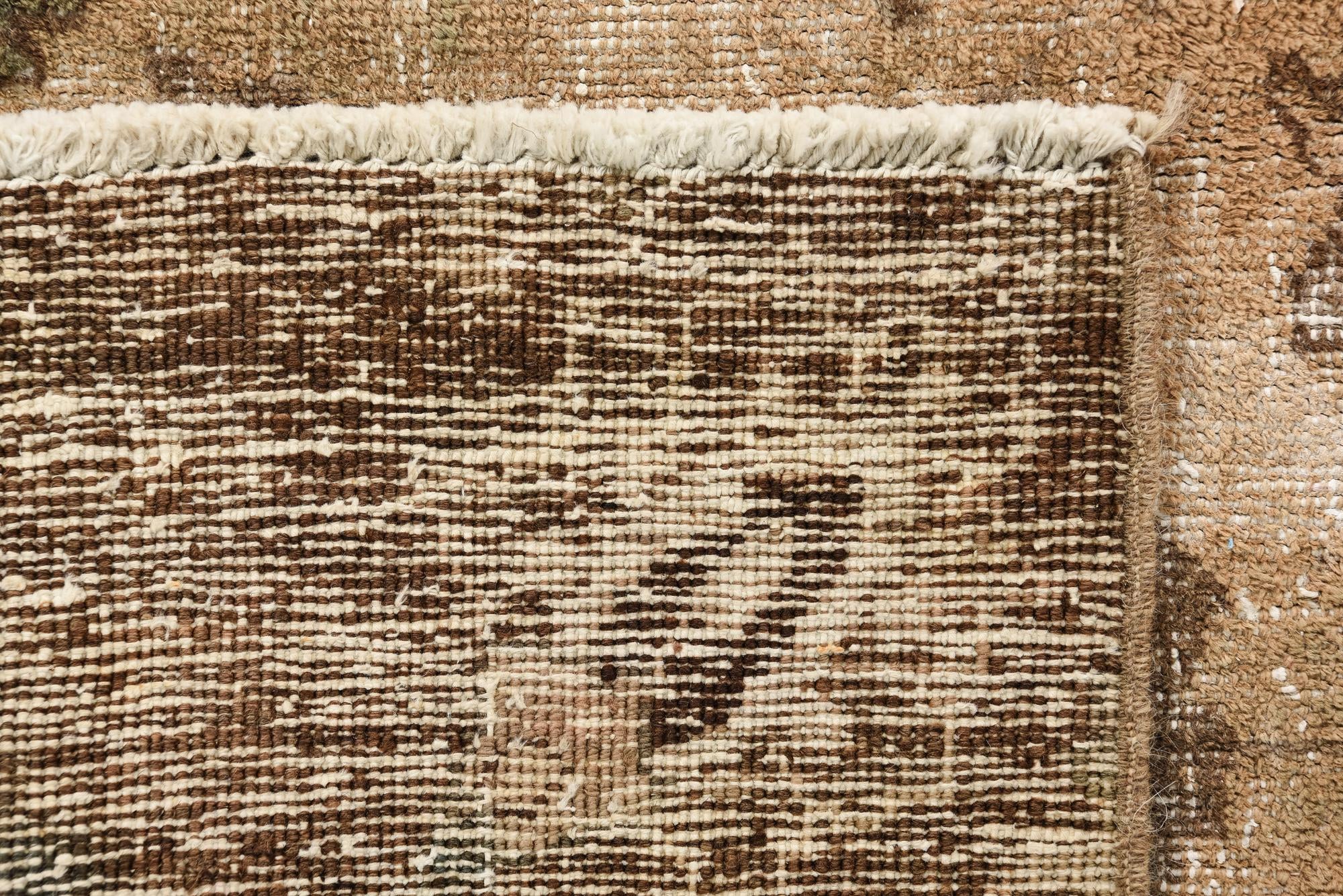 9' x 10' 2 Hand Knotted Ultra Vintage Persian Wool Rug
