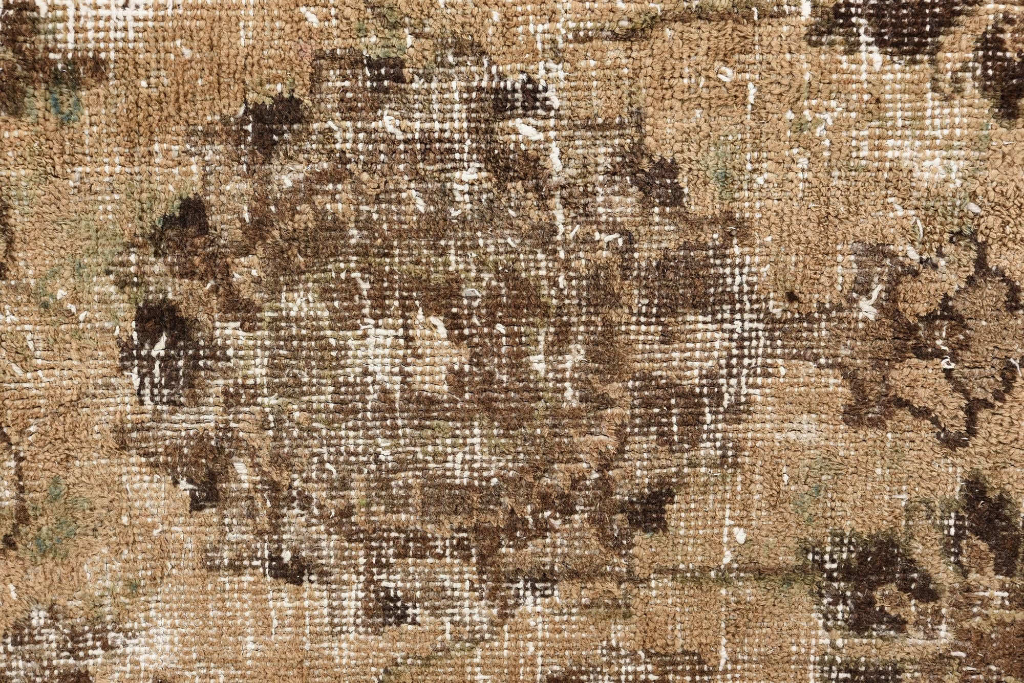 9' x 10' 2 Hand Knotted Ultra Vintage Persian Wool Rug