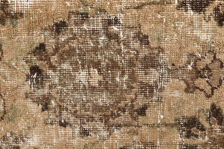 9' x 10' 2 Hand Knotted Ultra Vintage Persian Wool Rug