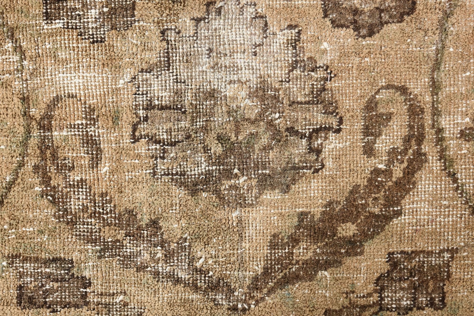 9' x 10' 2 Hand Knotted Ultra Vintage Persian Wool Rug