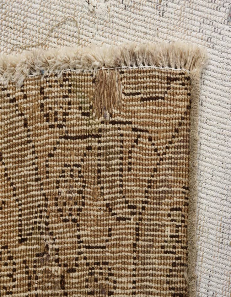 Detail image of 8' 10 x 11' 10  Hand Knotted Ultra Vintage Persian Wool Rug