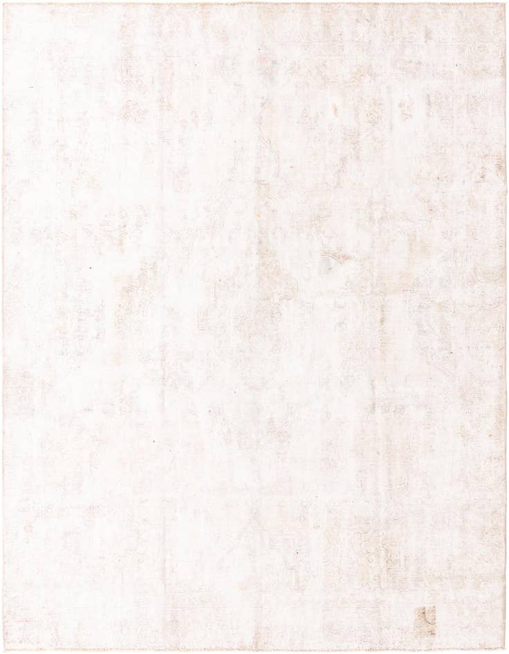 Detail image of 8' 10 x 11' 10 Hand Knotted Ultra Vintage Persian Wool Rug