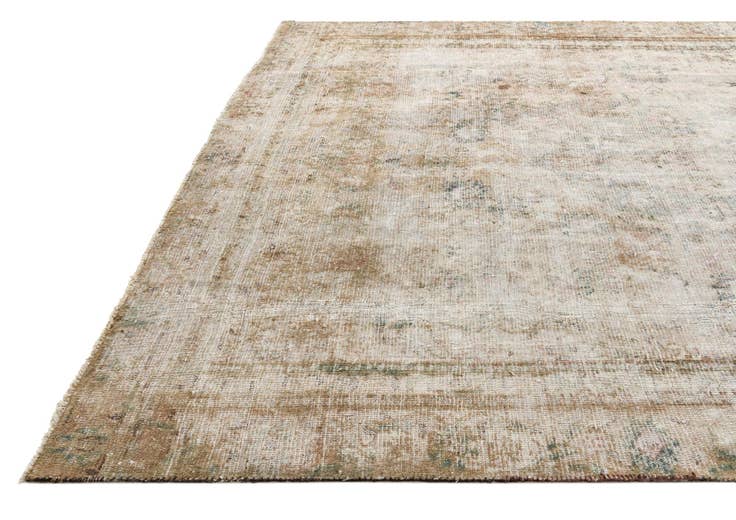 Detail image of 8' 2 x 11' Hand Knotted Ultra Vintage Persian Wool Rug