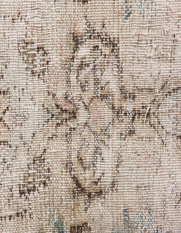 Detail image of 8' 2 x 11'  Hand Knotted Ultra Vintage Persian Wool Rug
