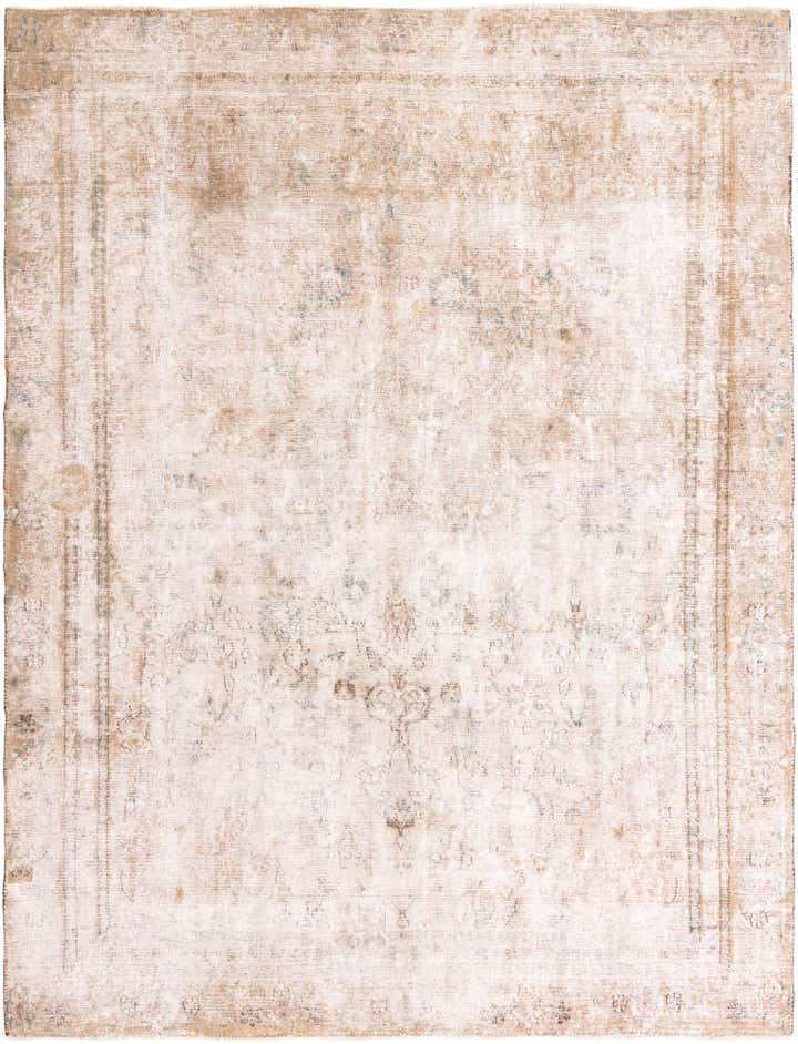 8' 2 x 11' Hand Knotted Ultra Vintage Persian Wool Rug