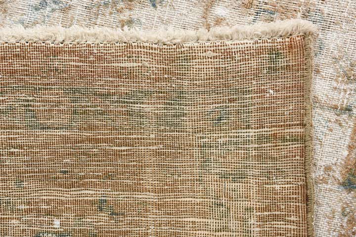 9' 8 x 12' Hand Knotted Ultra Vintage Persian Wool Rug