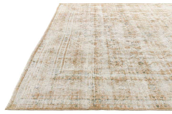 9' 8 x 12' Hand Knotted Ultra Vintage Persian Wool Rug