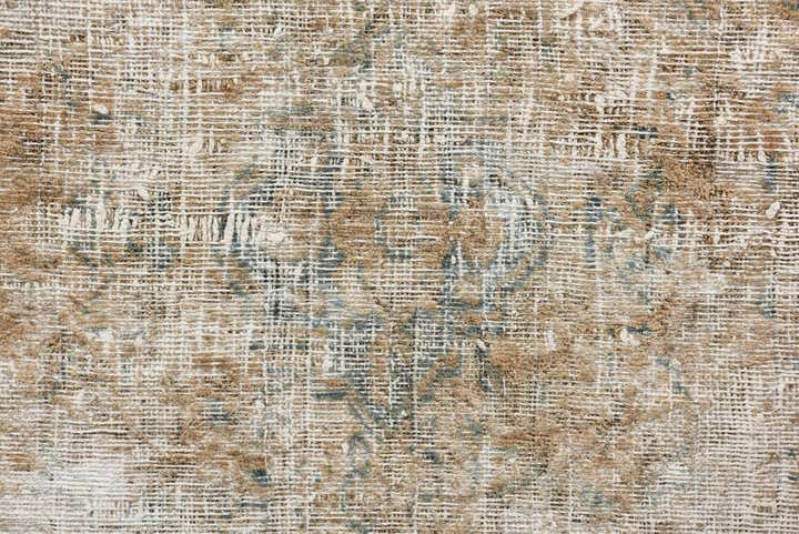 9' 8 x 12' Hand Knotted Ultra Vintage Persian Wool Rug