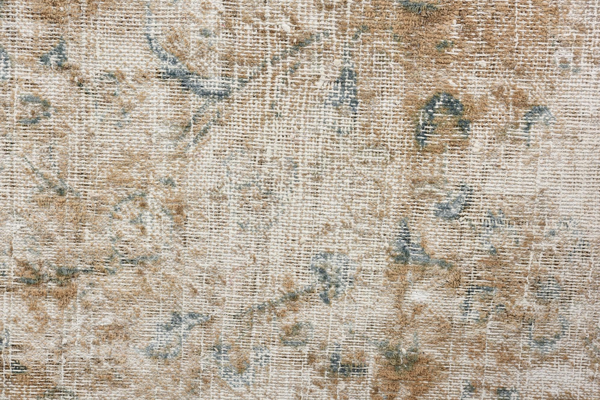 9' 8 x 12' Hand Knotted Ultra Vintage Persian Wool Rug