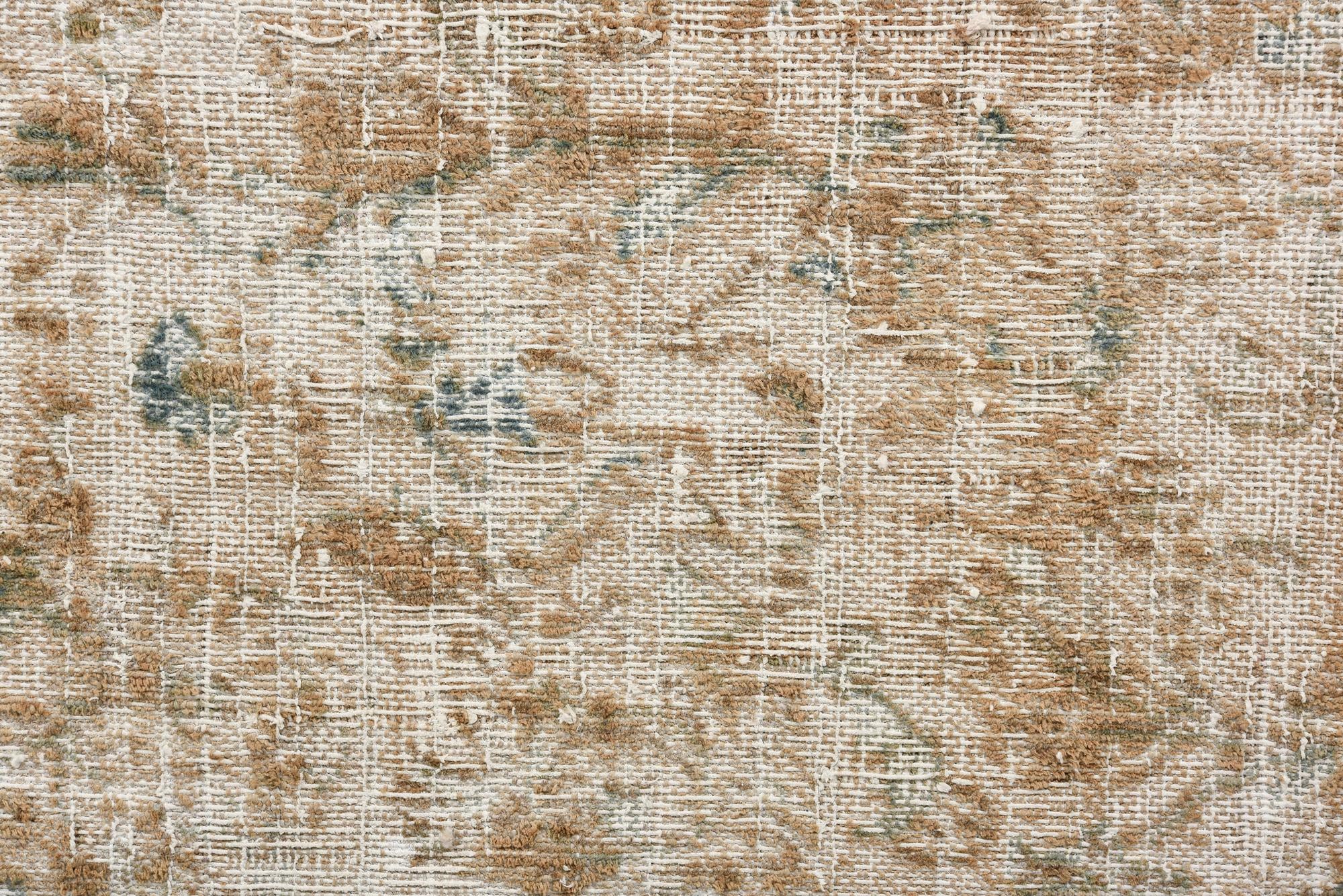 9' 8 x 12' Hand Knotted Ultra Vintage Persian Wool Rug