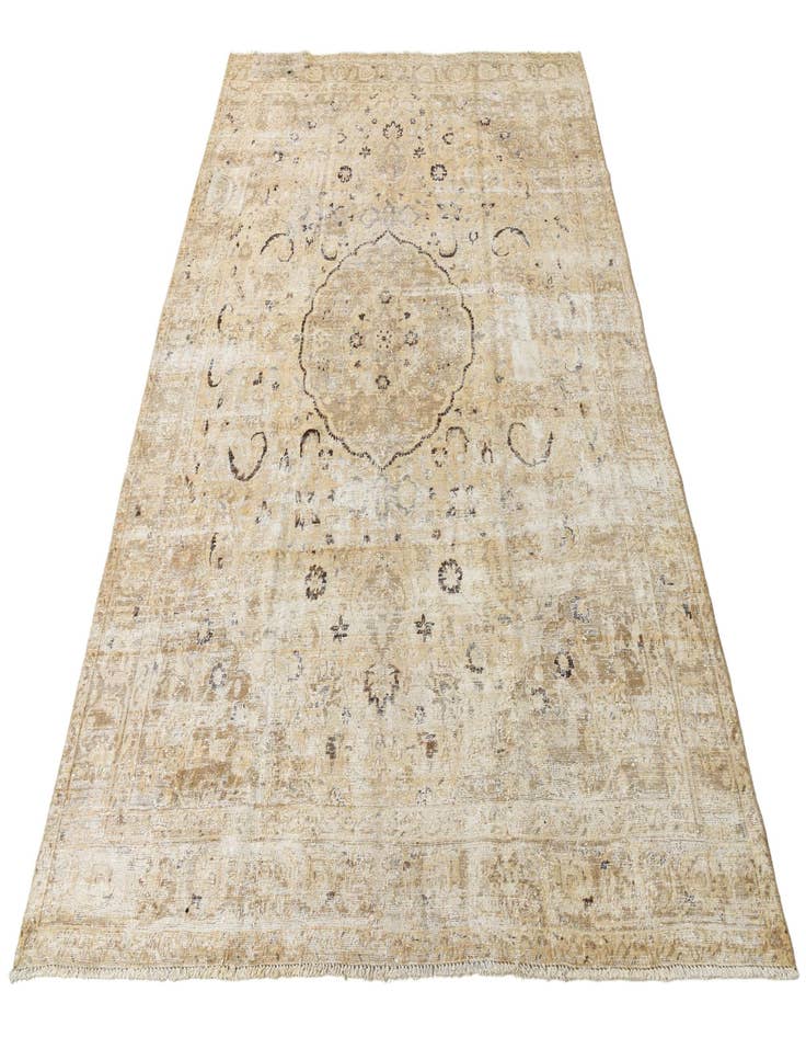 Detail image of 9' 8 x 11' 8  Hand Knotted Ultra Vintage Persian Wool Rug