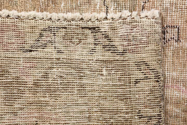 6' 8 x 10' 2 Hand Knotted Ultra Vintage Persian Wool Rug
