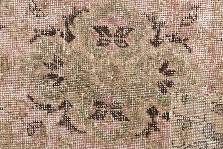 6' 8 x 10' 2 Hand Knotted Ultra Vintage Persian Wool Rug
