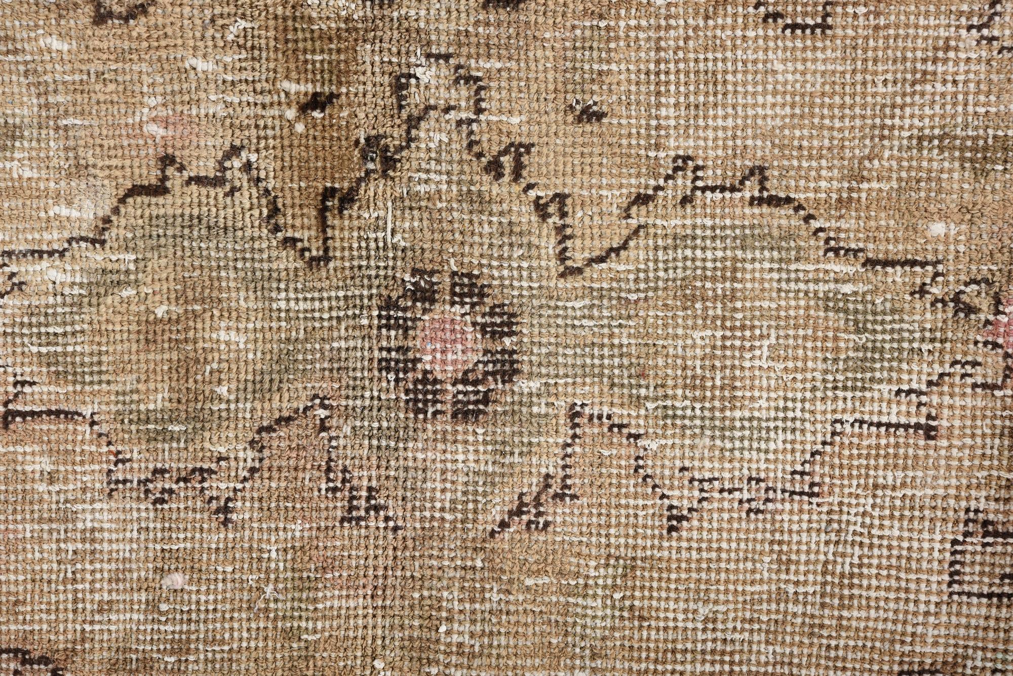 6' 8 x 10' 2 Hand Knotted Ultra Vintage Persian Wool Rug