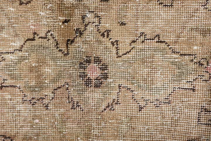 6' 8 x 10' 2 Hand Knotted Ultra Vintage Persian Wool Rug