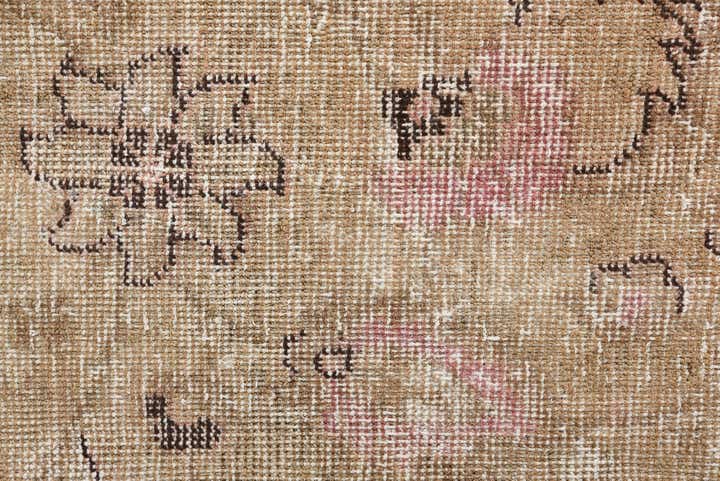 6' 8 x 10' 2 Hand Knotted Ultra Vintage Persian Wool Rug