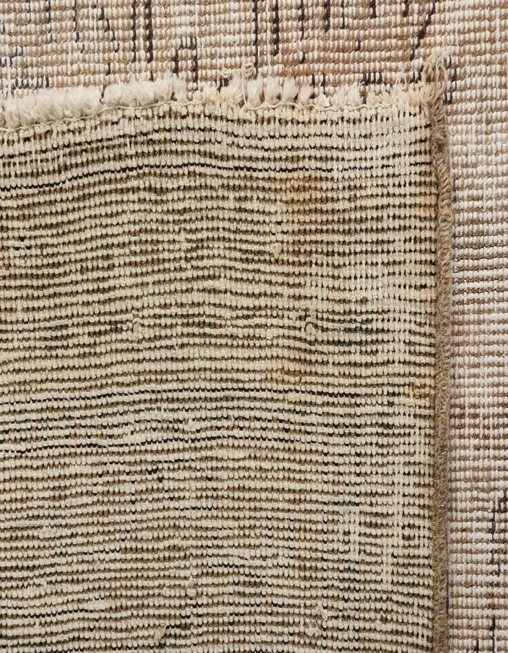 Detail image of 9' 2 x 12'  Hand Knotted Ultra Vintage Persian Wool Rug